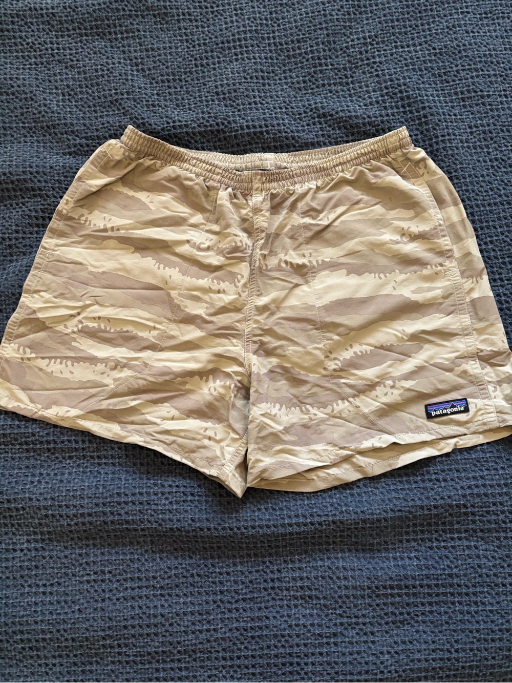 Patagonia Tan Camo Baggies
